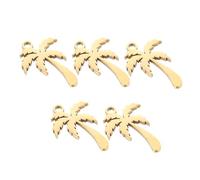 Illkjasfc Confezione da 5 eleganti decorazioni per gioielli a forma di albero di cocco per forniture artigianali e accessori per personalizzare la creazione di gioielli