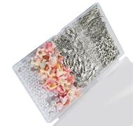 Illkjasfc Confezione da 50 ciondoli colorati con perle angeliche, decorazione per accessori eleganti e belli per uso quotidiano