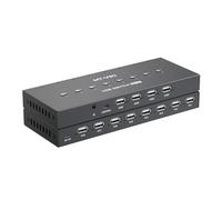 Illkjasfc Dispositivo USB per la condivisione di stampa manuale otto computer condivisione 4 dispositivi USB per tastiere mouse USB