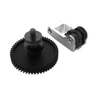 Illkjasfc Estrusore Ruota Ingranaggio Set Acciaio Temperato Estrusore Ingranaggio Per Bambu P1P P1S Stampante 3D Ruota Propulsione Parti Stampanti 3D