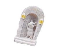 Illkjasfc Figurina fantasiosa con struttura in pietra per la narrazione e la decorazione esterna della resina sintetica dell'esposizione del giardino