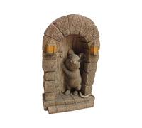 Illkjasfc Figurina fantasiosa con struttura in pietra per la narrazione e la decorazione esterna della resina sintetica dell'esposizione del giardino