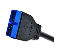 Illkjasfc Intestazione del Pannello Frontale USB 3.1 Cavo Prolunga 3.0 da 20 Pin Pannello Frontale da A TypeE per Cavo con velocità 10 Gbps per Schede Madri