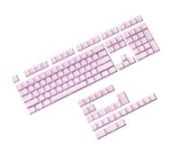 Illkjasfc Keycaps della tastiera con i caratteri retroilluminati laterali della stampa laterale Keycap per il pacchetto di chiavi 136 per le tastiere meccaniche