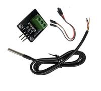 Illkjasfc Modulo Misurazione della Temperatura Industriale per Microcontrollori Operazioni 3V 5.5V Sensori Impermeabili Accessori per Schede Sviluppo Compatibili Modulo Temperatura