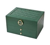 Illkjasfc Portagioie con scomparti, multifunzione, organizer per orecchini, bracciali, collane, elegante porta gioielli