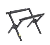 Illkjasfc Portaoggetti Pieghevole Portatile Supporto per Secchiello Ghiaccio in Alluminio Resistenza Campeggio Pesca E Barbecue Supporto Refrigeratori Ghiaccio Pieghevole Portatile