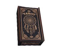 Illkjasfc Push Pull Tarocchi Scatola di Carta Astrologia Trinkets Box Tarocchi di Legno Custodia di Immagazzinaggio di Carta Per Fortune Che Raccontano Streghe Decorazione Contenitore Portatile