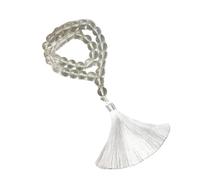 Illkjasfc Rosario in Vetro per Gioielli con Frangia Fedeli Amuleti Religiosi Unisex Regalo Preghiera Meditazioni E Strumento Meditazione Spirituale La Pace