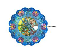 Illkjasfc Rustproof Venti Chimes Spinner Opera d'arte dettagliata Ornamento Appeso Esterno Per Portico Case Vacanze Decorazione Resistente alle intemperie Per Balcone