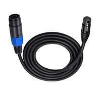 Illkjasfc Speakon Su Femmina Cavo Speakon Spina Femmina Su Presa Prolunga Con Tappo A Vite Per Microfono Studio