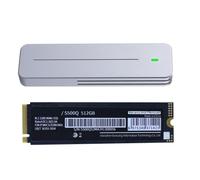 Illkjasfc Unità solide NVMe veloci con dissipatore di calore 1TB/512GB PCIe 3.0x4 NVMe Solid Drive Enclosure migliora lo storage