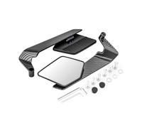 Illkjasfc Vetro Laterale per visibilità Installazione Semplice Riduzione delle Vibrazioni Guida in Città Manubrio Essenziale Manubrio Specchietto Laterale Bici in Vetro