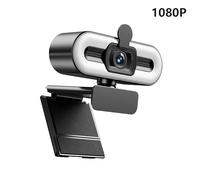 Illkjasfc Webcam in Streaming con Protezione per La Privacy Telecamera Grandangolare 1080p/2K Messa A Fuoco Automatica per Giochi Webcam Portatile con Trasmissione in Diretta