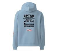 ILLTOCHILL DPTS-C Felpa con Cappuccio Orgoglio C-PTSD consapevolezza Complex Trauma Survivor Regalo
