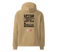 ILLTOCHILL DPTS-C Felpa con Cappuccio Orgoglio C-PTSD consapevolezza Complex Trauma Survivor Regalo