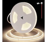 illuburg 48V Striscia LED COB Bianco Neutro 4000K 20m 480LED/m CRI90+ Dimmerabile Autoadesiva Banda Barra Strip Luminosa