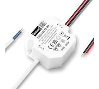 illuburg Trasformatore LED 12V 2,4W - 12W Dimmerabile TRIAC Impermeabile IP65 per LED Strisce Lampadine LED Alimentatore Driver