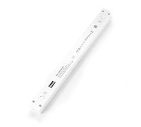 illuburg Trasformatore LED 24V 10W - 150W Dimmerabile TRIAC per LED Strisce Lampadine LED Alimentatore Driver (24V 150W Slim)