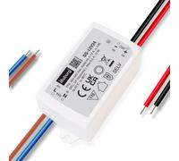 illuburg Trasformatore LED 24V 12W Senza Sfarfallio Compatto 69x35x23mm per LED Strisce Lampada Mobili LED Alimentatore Driver