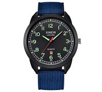 Illumina gli orologi per le donne Orologi Data Orologio da uomo in nylon al quarzo