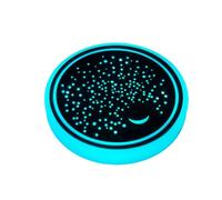 Illumina i sottobicchieri della tazza dell'automobile | Sottobicchiere antiscivolo per auto, ricarica USB | Tappetino per tazza per bevande interno del veicolo che cambia colore di rilevamento