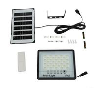 Illumina i tuoi sentieri e giardini con fiducia Scopri la potenza di questi faretti solari affidabili ed esterni (100W/128LED)