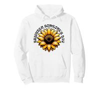 Illumina Il Giorno di Qualcuno Girasole Inspirational Design Felpa con Cappuccio