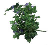 Illumina la tua casa con piante artificiali colorate da appendere, vite con fiori di mattina (viola)