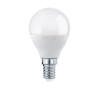 EGLO E14 LED dimmerabile, lampadina a forma di goccia, 7,5 Watt (equivalente a 60 Watt), 806 Lumen, lampadina a candela bianco caldo, 3000k, lampadina bianco opale, P45, Ø 4,6 cm