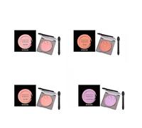 Illuminante occhi | Rosa pesca/Rosa rosa/Viola lavanda | Illuminante mat 12 ore | Primer occhi portatile per un look perfetto