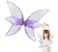 Illuminate Fairy Wings - Luminose a LED 6 Pezzi | Fata Adulta per Feste di Halloween, Cosplay, Halloween, con per Ragazze e Donne