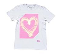 Illuminated Apparel T-Shirt Fluorescente Interattiva (Bianco/Rosa, L)