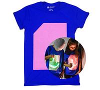 Illuminated Apparel T-Shirt Fluorescente Interattiva (Blu/Rosa, 7-8 Anni)