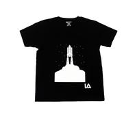 Illuminated Apparel T-Shirt Fluorescente Interattiva (Razzo Spaziale, 12-14 Anni)