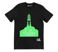 Illuminated Apparel T-Shirt Fluorescente Interattiva (Razzo Spaziale, 7-8 Anni)