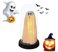 Illuminated Ghost Shape Lamp Cute Battery Operated Spooky Party Decor