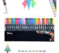Illuminateupon Marker Pen for Highlight, Illuminateupon Magische Stifte,Double Line Outline Pens,Markers Metallic Markers Pens for Highlight,Double Line Super Squiggles Metallic Glitter Pen (C)