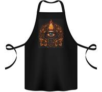 Illuminati Occhio Segreto Società Cult Fantasy Cotone Grembiule 100% Biologico