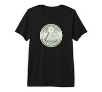 Illuminati Sigillo dell'Occhio di Dio Che Vede Maglietta Premium