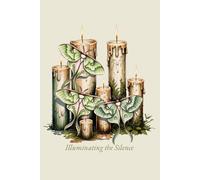 Illuminating the Silence: Vintage Luna Moth & Candlelight Journal: 6x9 Dot Grid Notebook - 120 Pages - Dark Academia Aesthetic Diary for Reflection, Writing and Night Thoughts - Gothic Botanical Art