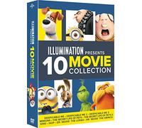 Illumination 10 Movie Collection ( Box 10 Dv) ( Minions,Pets,Lorax,Sing )