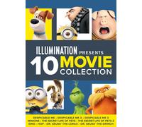 Illumination Presents: 10-Movie Collection (DVD) Steve Carell Sandra Bullock