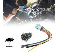 Illuminato 12V Impermeabile Interruttore a Levetta 12V LED 16mm Precablati per