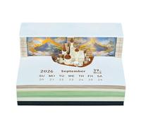 Illuminato Immagini Stereoscopiche Floating Island Planner Settimanale Disegno Carta Speciale Per Camera Da Letto Studio Decor Strumento di Gestione Del Tempo Studente Professionale