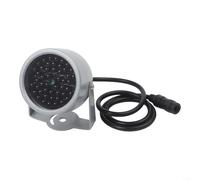 Illuminatore LED a infrarossi impermeabile 940 nm con 48 LED per telecamera di sicurezza CCTV, luce di riempimento a infrarossi per visione notturna, copertura di 5-10 m, alloggiamento in lega di