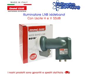 Illuminatore LNB Wideband Con Uscite H e V 55dB