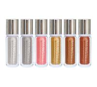 Illuminatore Per Il Viso - 6 Colori Glitter Vestito Lungo Cosmetico | Highlighter Perlato,Per Donne E Ragazze Pelle Radiosa Zgomi Arcade Sopraccigliera Giorno Sera Quotidiano Contouring