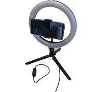 Illuminatore Ring Reporter 10" da tavolo per riprese video universale