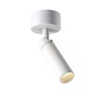 Illuminazida Soffitto Nordica Moderna, Plafoniera Geometrica Trapezoidale, Apparecchio Di Illuminazida Interno con Attacco E27,De da Soffitto in Metper Portico, Ingresso e Corridoio./Bianco/2 Luci